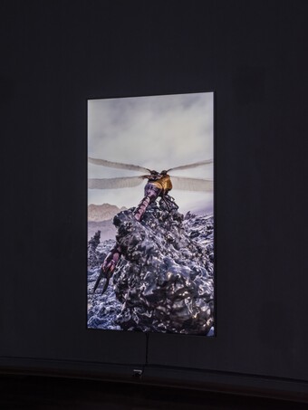 Installationsansicht der Ausstellung The Ephemeral Lake – Eine digitale Installation von Jakob Kudsk Steensen, 12. April bis 27. Oktober 2024, Hamburger Kunsthalle © Courtesy the artist © Hamburger Kunsthalle, Foto: Christoph Irrgang Installationsansicht der Ausstellung The Ephemeral Lake – Eine digitale Installation von Jakob Kudsk Steensen, 12. April bis 27. Oktober 2024, Hamburger Kunsthalle © Courtesy the artist © Hamburger Kunsthalle, Foto: Christoph Irrgang