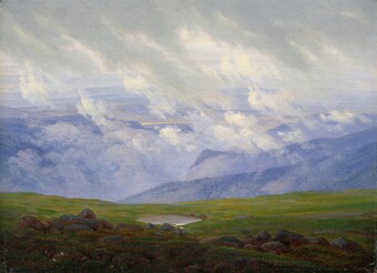 Caspar David Friedrich (1774 - 1840), Ziehende Wolken, um 1820, Hamburger Kunsthalle / bpk Foto: Elke Walford