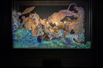 Ho Tzu Nyen (*1976) One or Several Tigers (Still), 2017, In Zusammenarbeit mit Vindicatrix (Gesang und Musik) Sammlung des Singapore Art Museum © Courtesy of the artist, Kiang Malingue, neugerriemschneider und Singapore Art Museum Foto: Memphis West Pictu