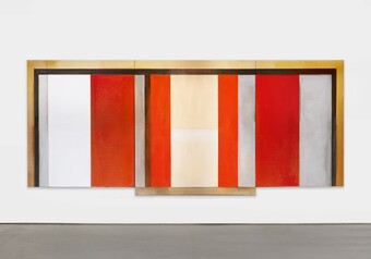 David Novros (*1941), Untitled, 1975–76, Rice Public Art Collection, Houston © 2026 David Novros / VG Bild-Kunst, Bonn 2026.  Courtesy Paula Cooper Gallery and Rice Public Art Collection, Shepherd School of Music, Alice Pratt Brown Hall, Rice University. Gift of the Menil Collection. Courtesy of the Moody Center for the Arts,  Foto: Nash Baker