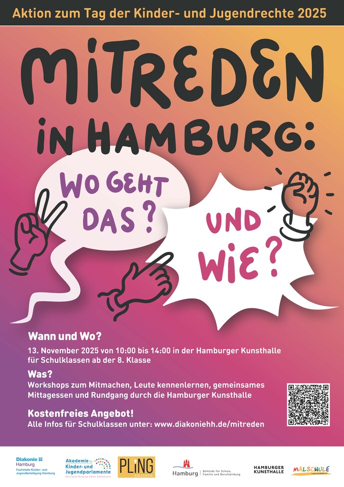 Plakat von Mitreden in Hamburg 2025