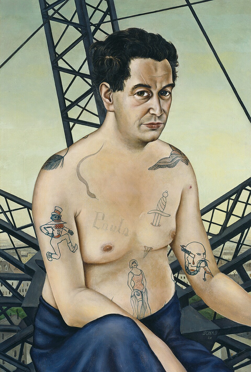 Christian Schad (1894 - 1982) Bildnis Egon Erwin Kisch, 1928 Öl auf Leinwand 90,5 cm x 61,5 cm © Hamburger Kunsthalle / bpk © VG Bild-Kunst, Bonn Foto: Elke Walford Christian Schad (1894 - 1982) Bildnis Egon Erwin Kisch, 1928 Öl auf Leinwand 90,5 cm x 61,5 cm © Hamburger Kunsthalle / bpk © VG Bild-Kunst, Bonn Foto: Elke Walford