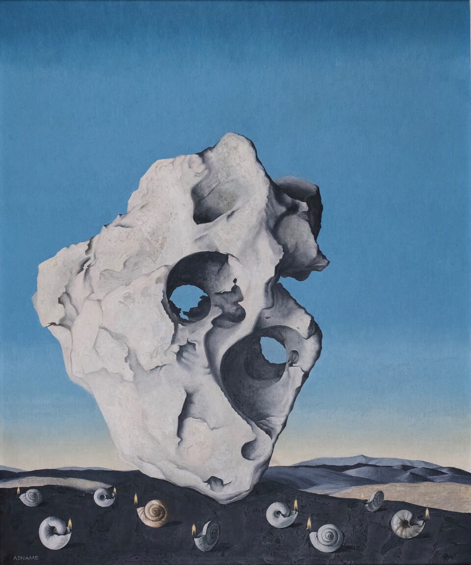 Marion Adnams (1898–1995) Eine Kerze des Verstehens in deinem Herzen (A Candle of Understanding in Thine Heart), 1964 Tempera auf Karton, 58,4 x 48,2 cm RAW Collection © 2025 Artist Estate courtesy of RAW