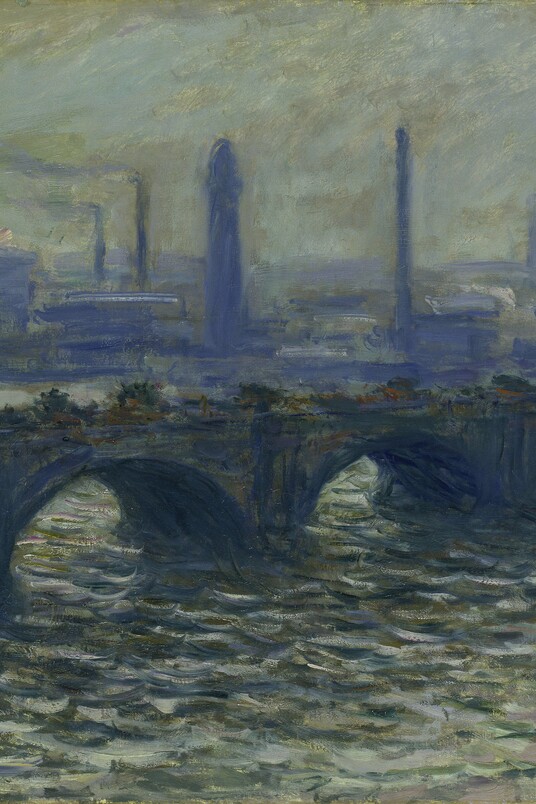Claude Monet (1840–1926) Die Waterloo-Brücke, 1902 Öl auf Leinwand, 65 x 100 cm © Hamburger Kunsthalle / bpk Foto: Elke Walford