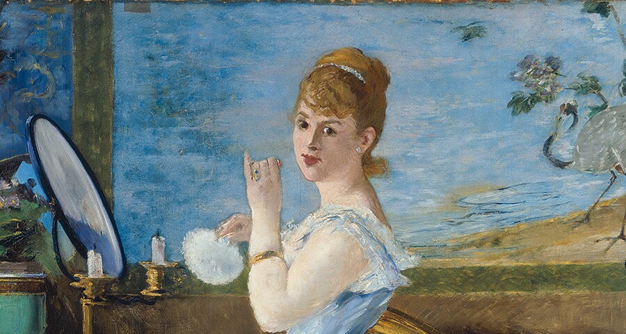 ÉDOUARD MANET, Nana, 1877, Öl auf Leinwand, 154 x 115 cm Inv. HK-2376