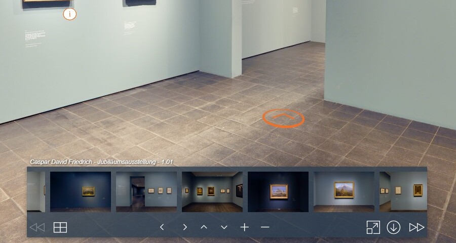 360 ° - Rundgang zu Caspar David Friedrich. Kunst für einen neue Zeit, Hamburger Kunsthalle 360 ° - Rundgang zu Caspar David Friedrich. Kunst für einen neue Zeit, Hamburger Kunsthalle