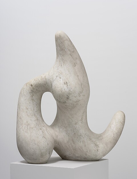 Hans Arp Träumender Stern (Astre en rêve), 1958 Cristallino-Marmor 98 x 85 x 60 cm Hamburger Kunsthalle © VG Bild-Kunst, Bonn 2021,  Foto: Christoph Irrgang