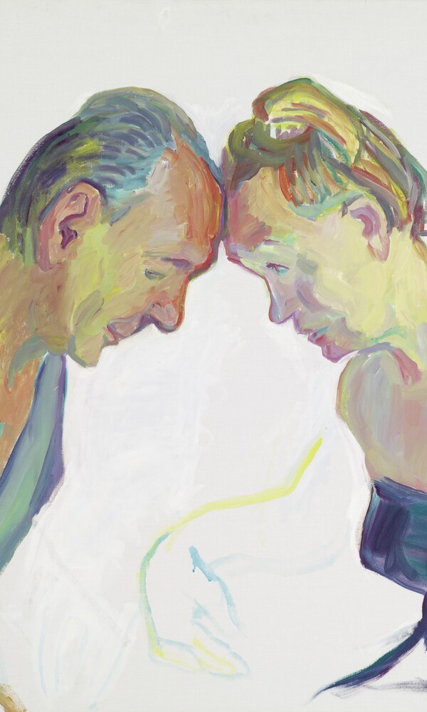 Maria Lassnig (1919–2014), Ehepaar, 2001, Städtische Galerie im Lenbachhaus und Kunstbau München, Sammlung KiCo © Maria Lassnig Stiftung / VG Bild-Kunst, Bonn 2025 Maria Lassnig (1919–2014), Ehepaar, 2001, Städtische Galerie im Lenbachhaus und Kunstbau München, Sammlung KiCo © Maria Lassnig Stiftung / VG Bild-Kunst, Bonn 2025